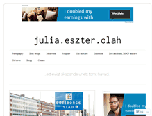 Tablet Screenshot of juliaolah.com
